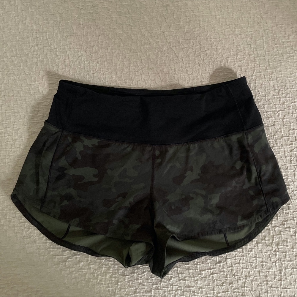Lululemon High Rise Speed Up Shorts